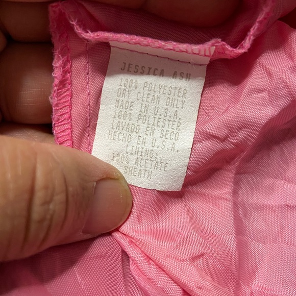 D6- JESSICA ASH Pink Paisley-Floral Spaghetti Dress - Picture 4 of 8